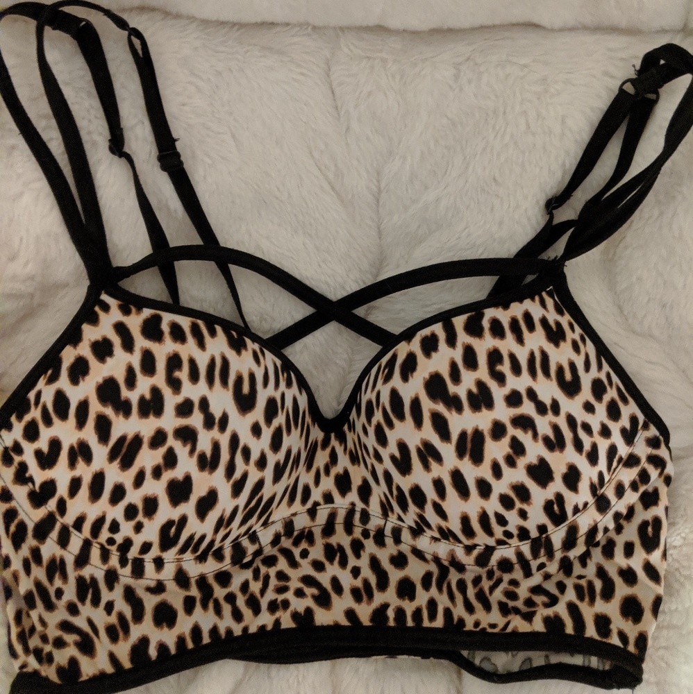 VICTORIA SECRET CHEETAH PRINT BRALETTE